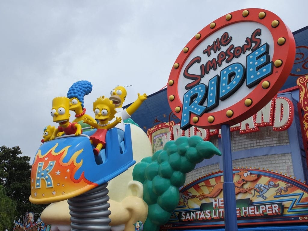 The Simpsons Ride Universal Studios Resort Florida 