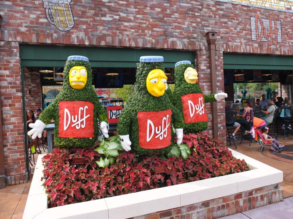 Duff Brewery Simpsons Land Universal Studios, 