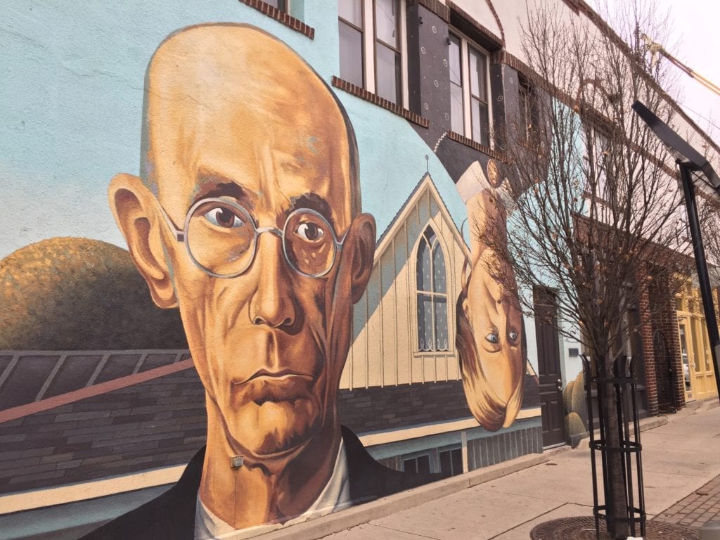 American Gothic Mural Columbus Ohio, weekend guide to Columbus Ohio