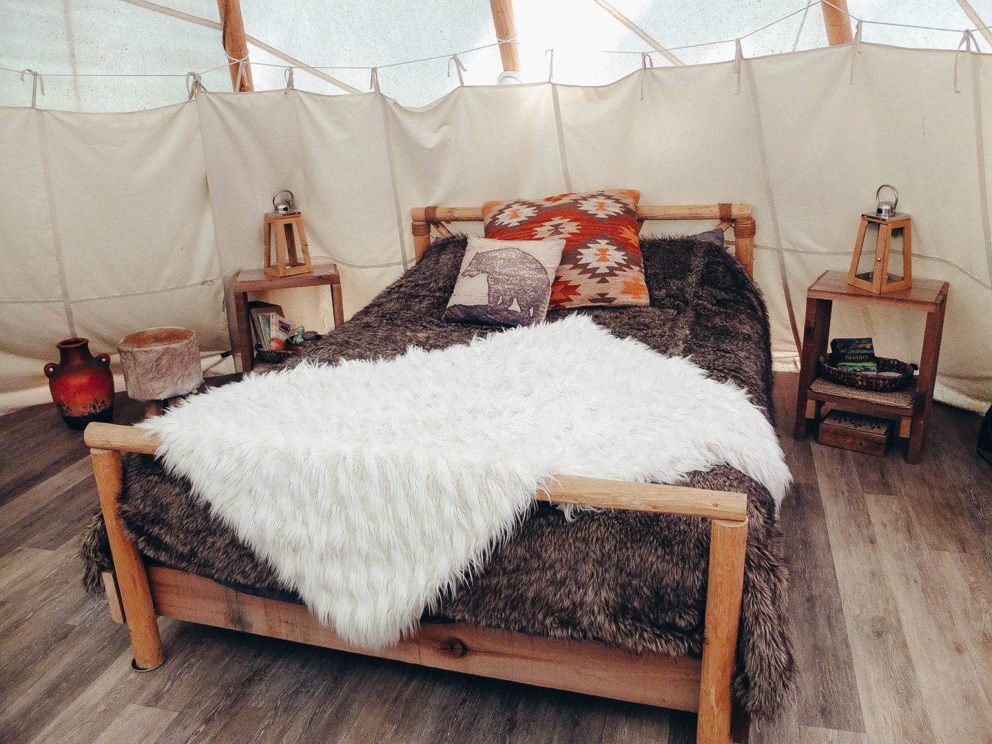 Glamping In An Authentic Indian Tipi