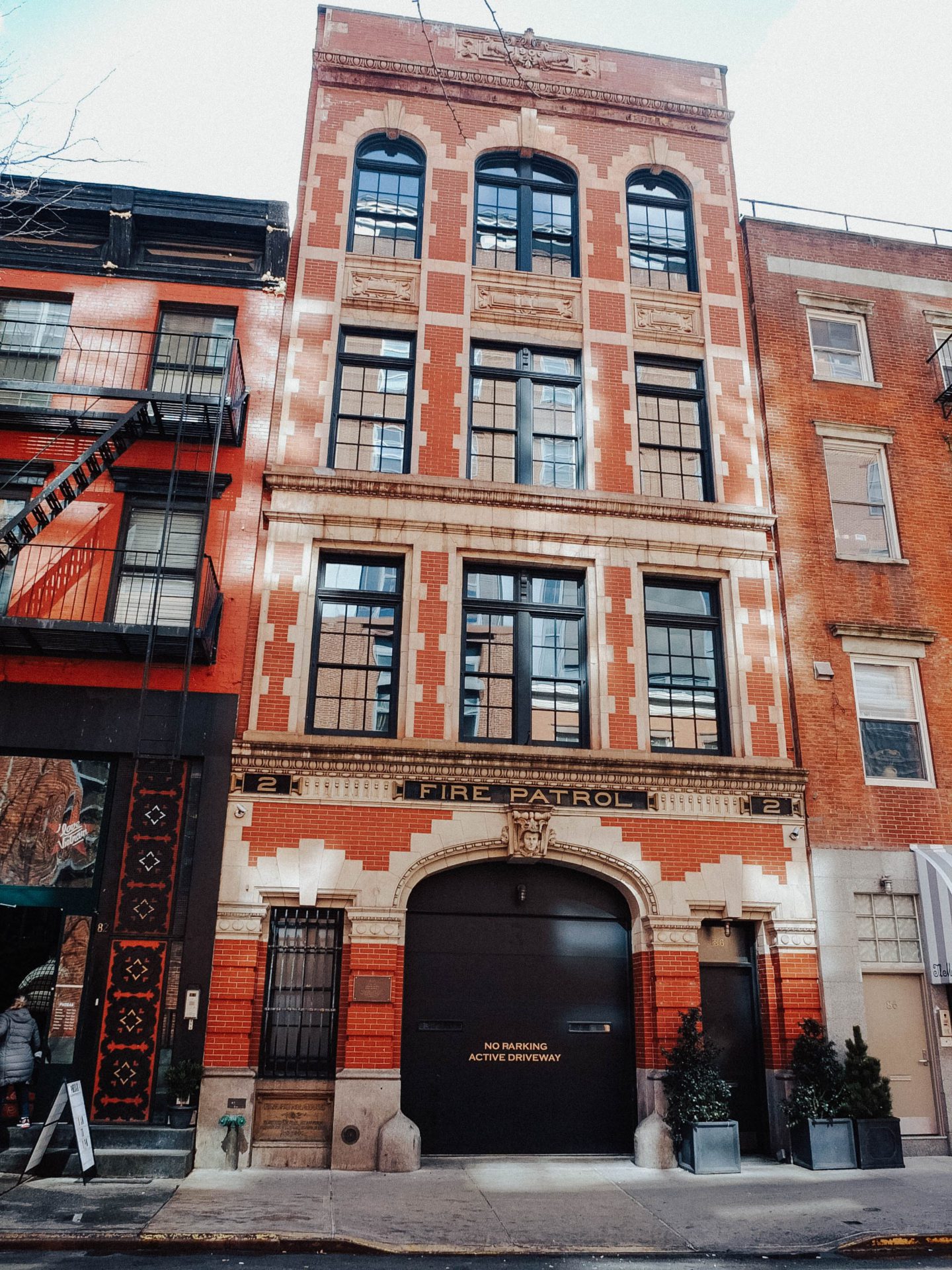 Old fire station building - New York City Food Tour