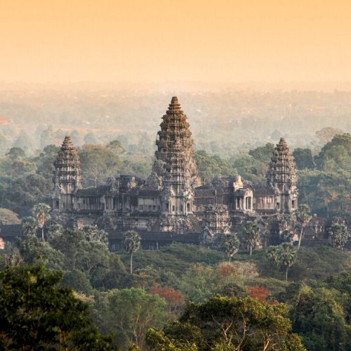 Temple ruins in Cambodia