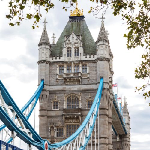 The tower of London in England