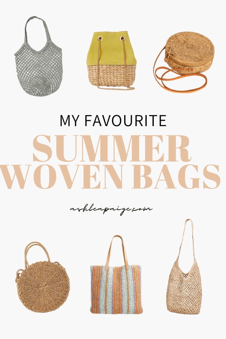 My Favorite Summer Woven Bags • Ashlea Paige