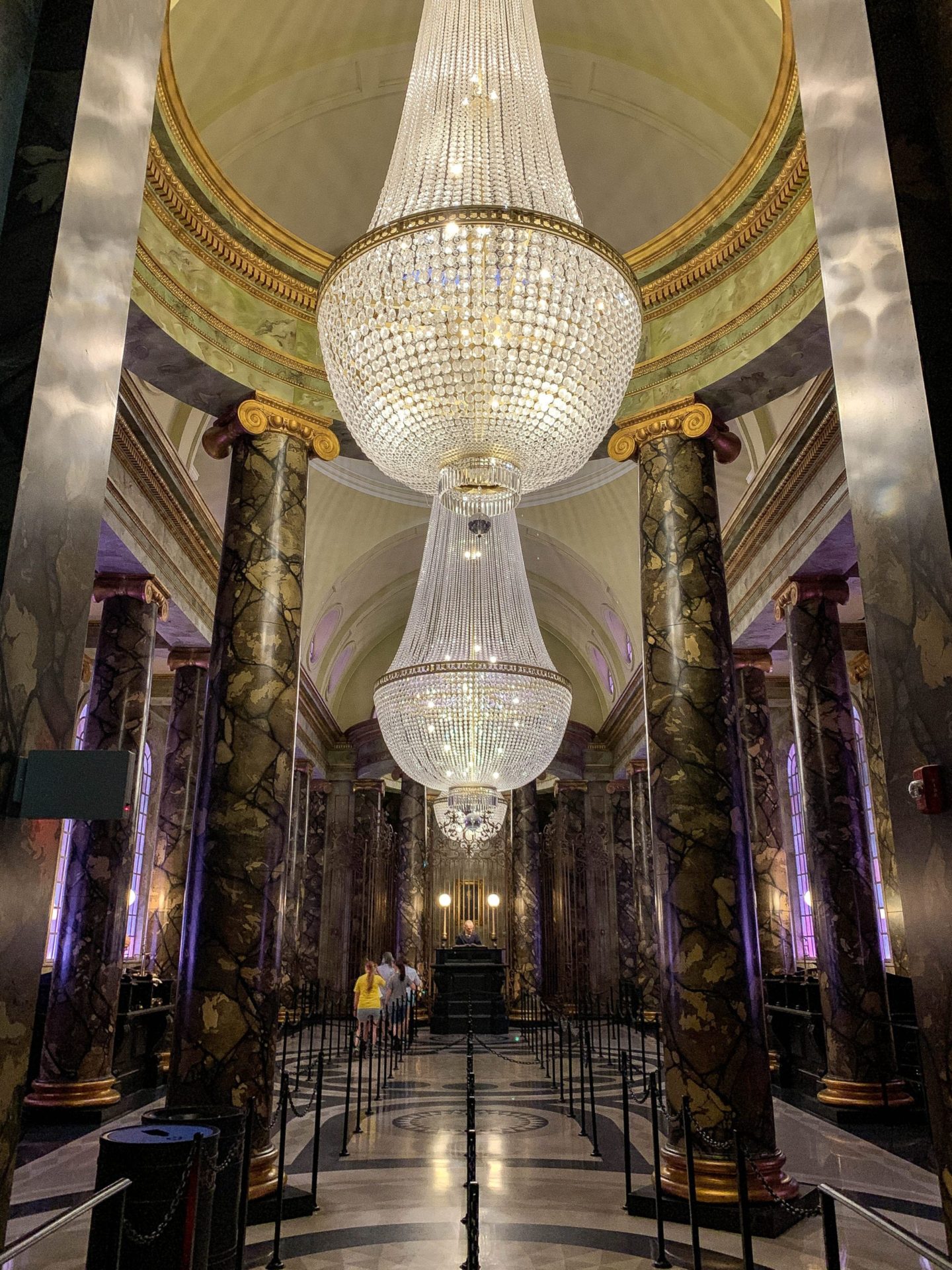 hallway entrance to Gringotts Bank