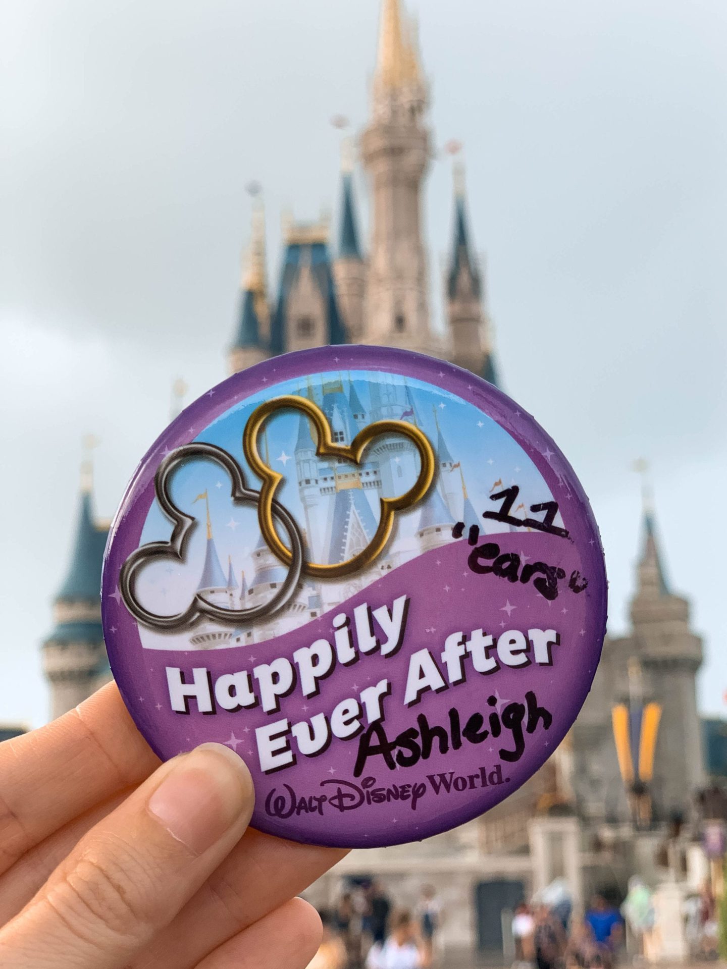 Disney World Happily Ever After Button