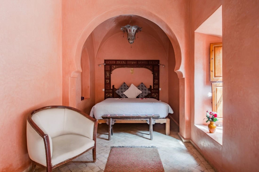Pink Moroccan inspired Bedroom, dreamy Airbnb stays for under $100