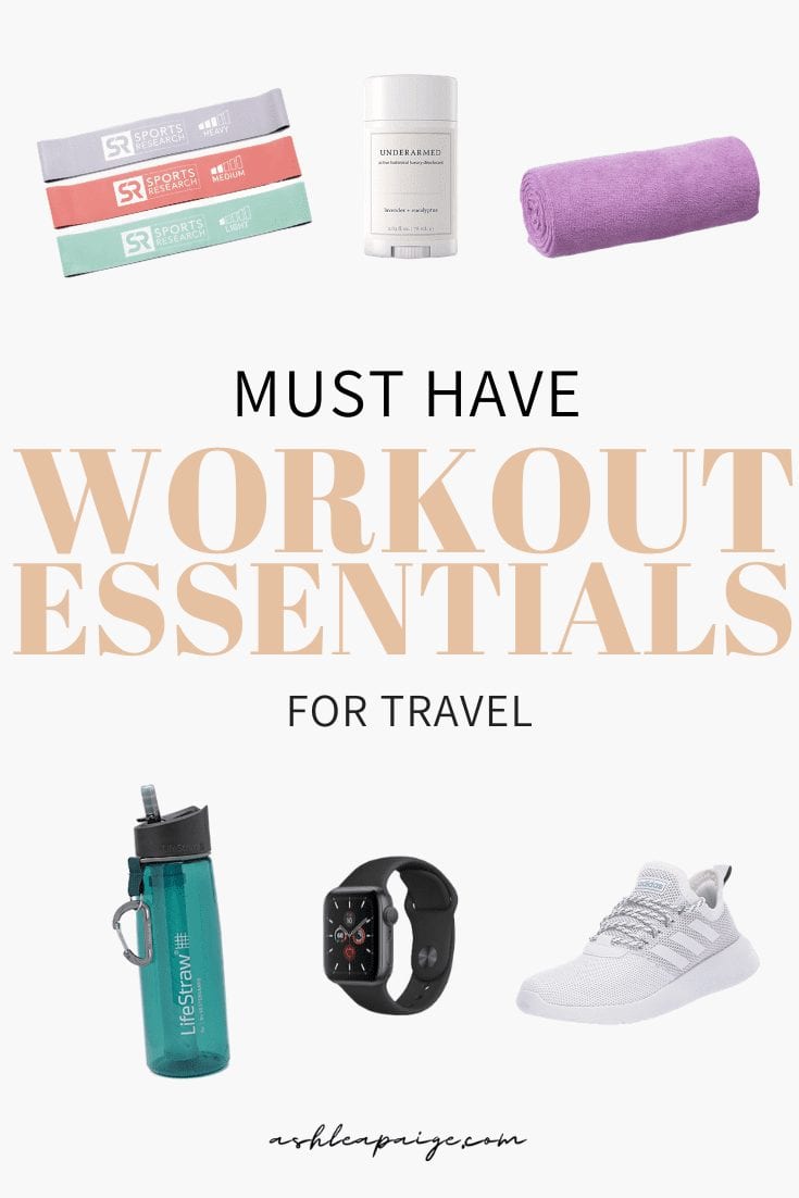 must have workout essentials for travel