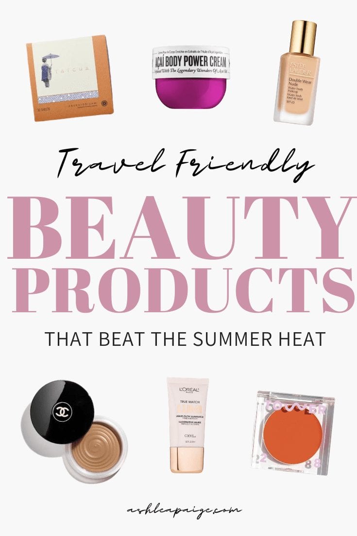 Travel Friendly Beauty Products That Beat The Summer Heat