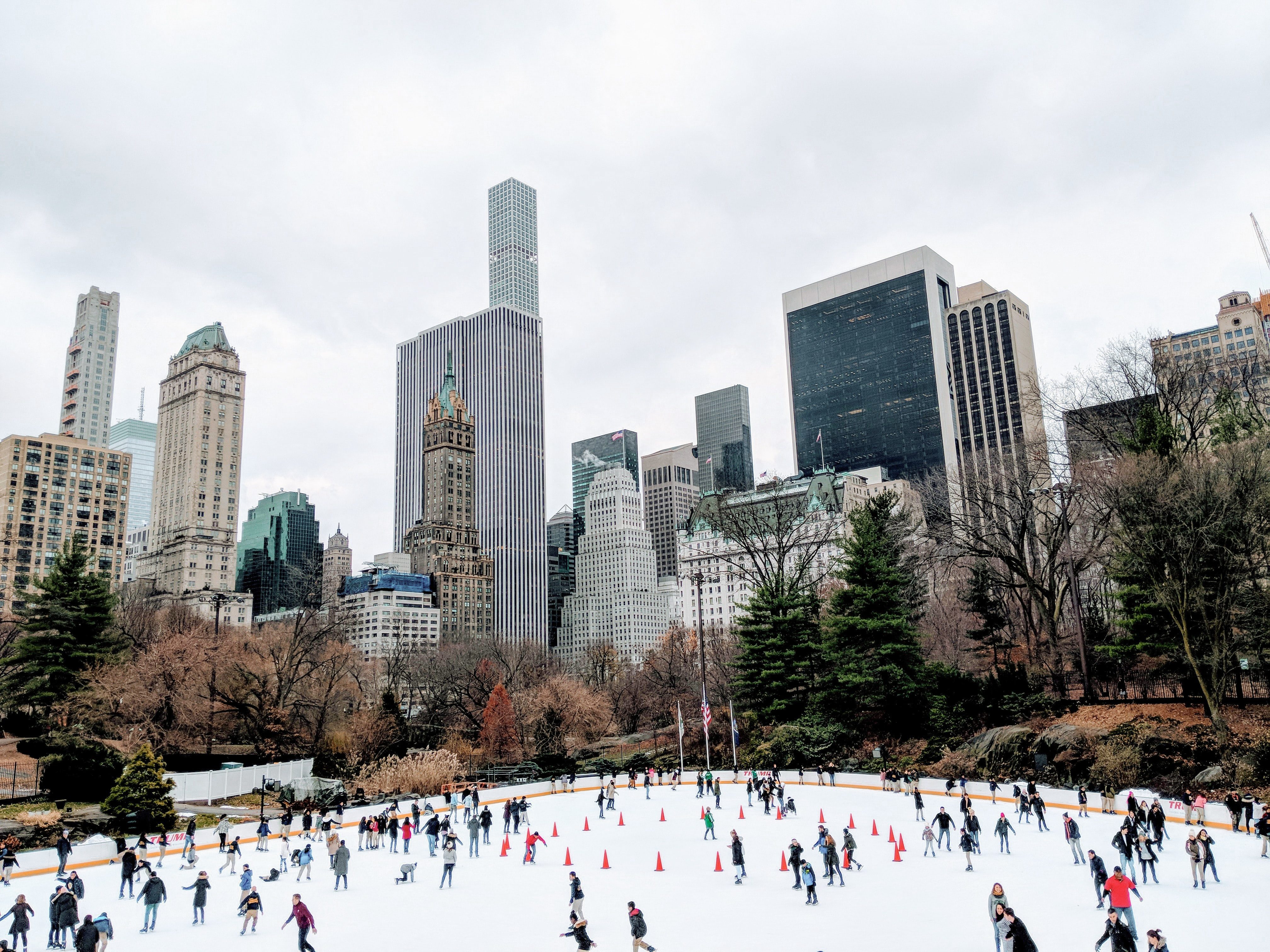 ice skating rink in Central Park New York City