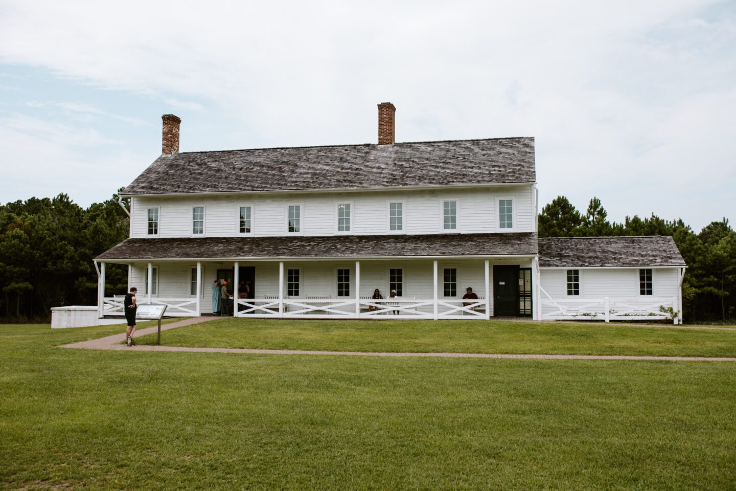 An old lighthouse station, Cape Hatteras