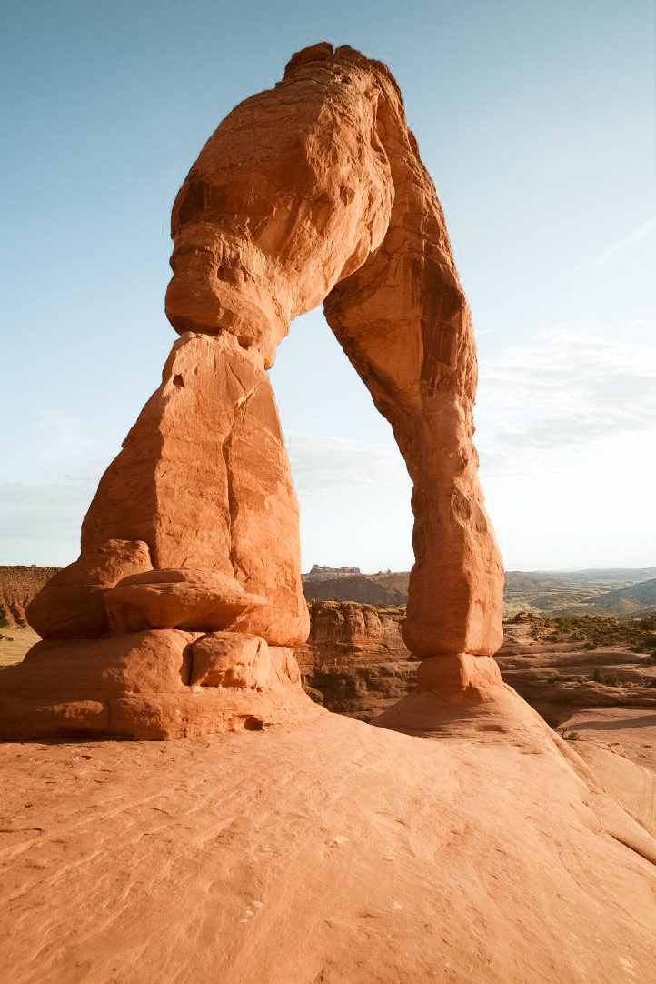 Large red rock Arch