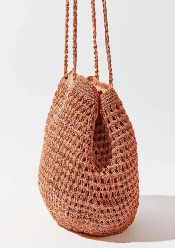 Orange Woven Crossbody Bag Urban Outfitters