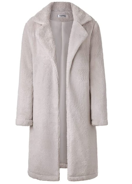 Amazon White Wool Coat